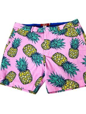 Shinesty Flat Front Lined Bermuda Shorts  Sz 36/38 NWT